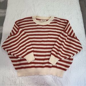 Vine & Love Striped Knit Sweater
